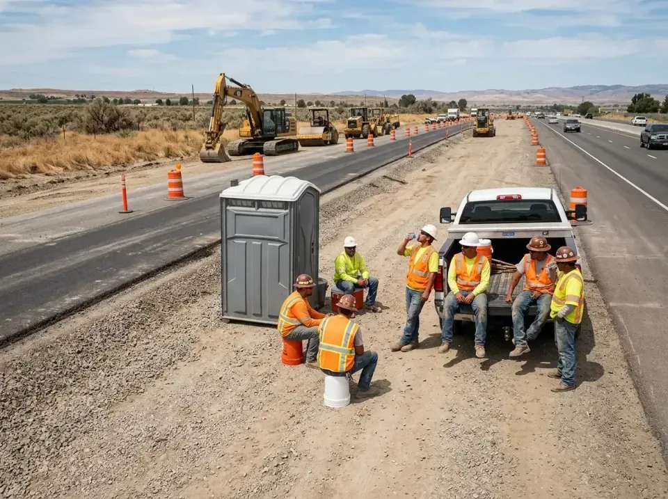 highway-road-construction-crew-007 — frequently asked questions, Porta Potty and Restroom Rentals in Signal Mountain, TN